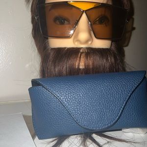 Loewe Brown Square Puzzle Sunglasses